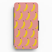 Banana Pattern Flip / Wallet Phone Case 1