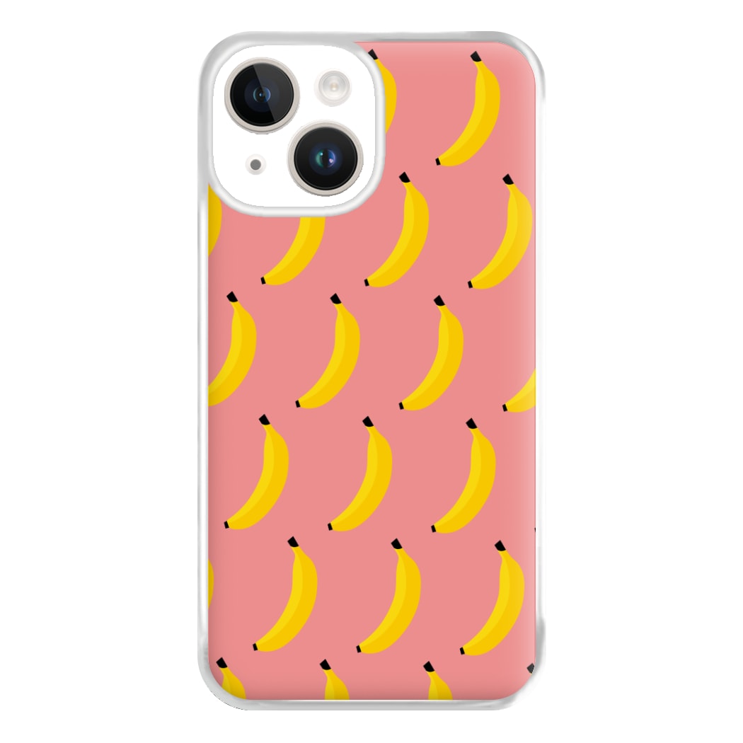 Banana Pattern Phone Case for iPhone 14