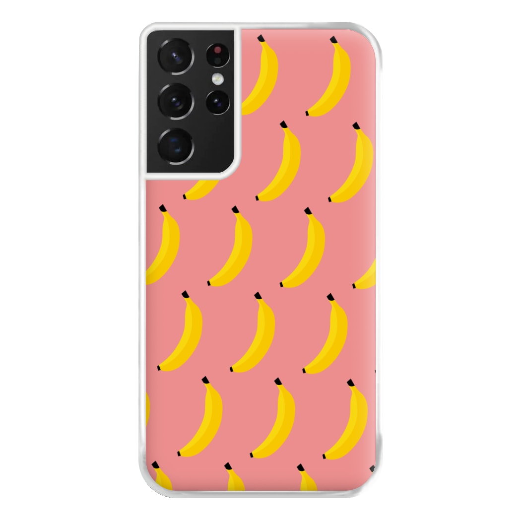 Banana Pattern Phone Case for Galaxy S21 Ultra