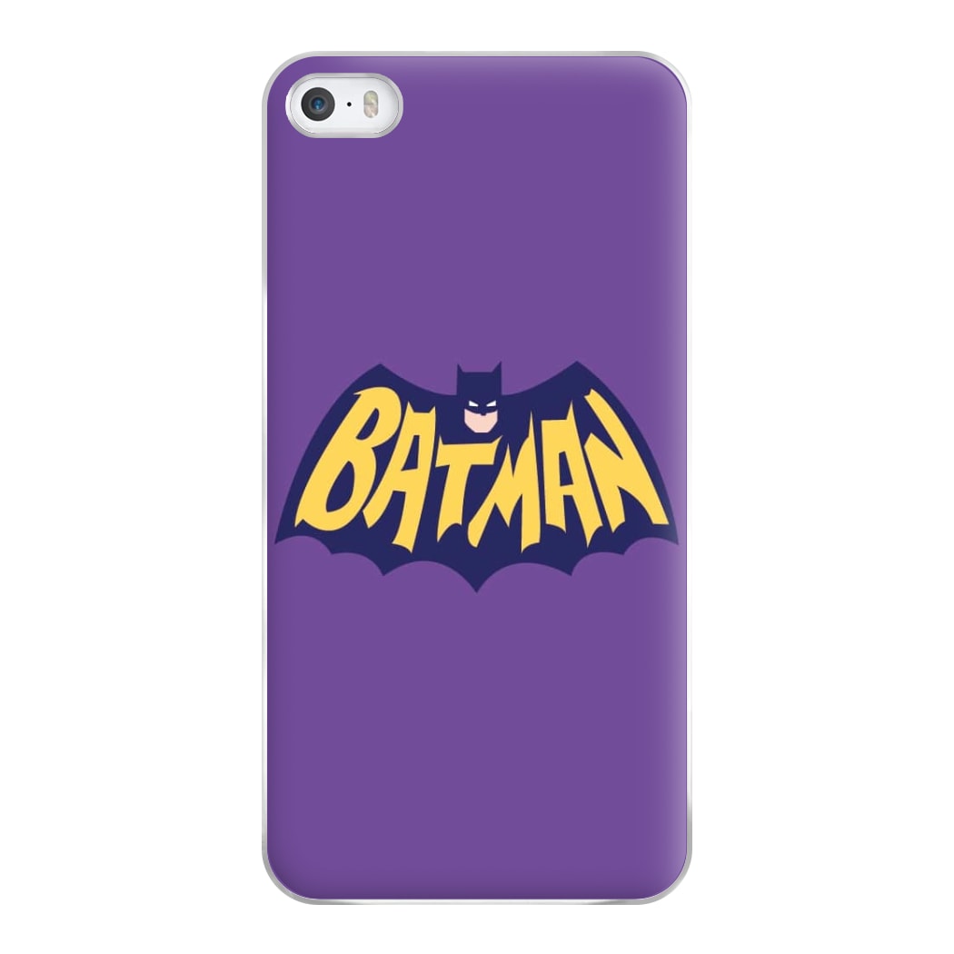 Bat Superhero Purple Logo Phone Case for iPhone 5 / 5s / SE 2016