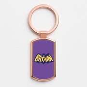 Bat Superhero Purple Logo Luxury Keyring 4