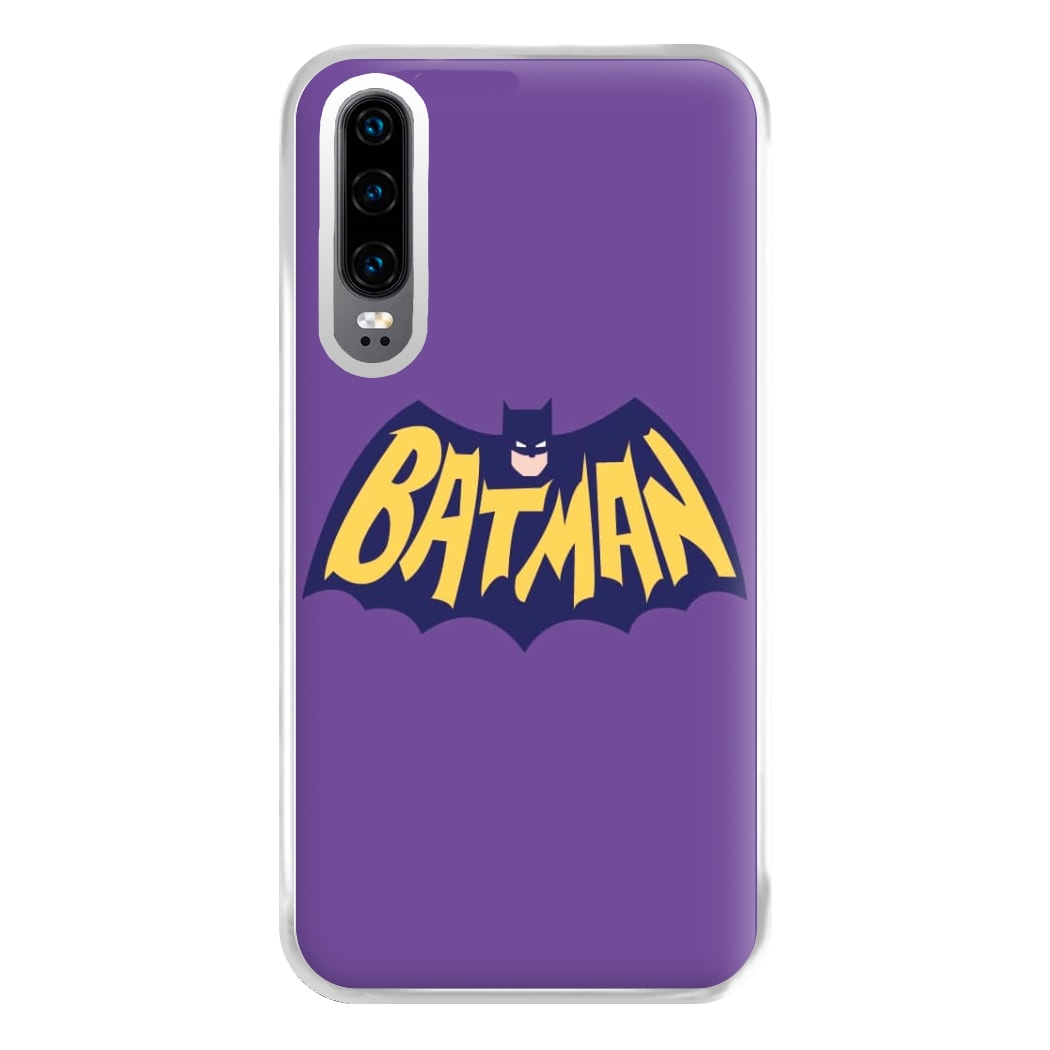 Bat Superhero Purple Logo Phone Case for Huawei P30