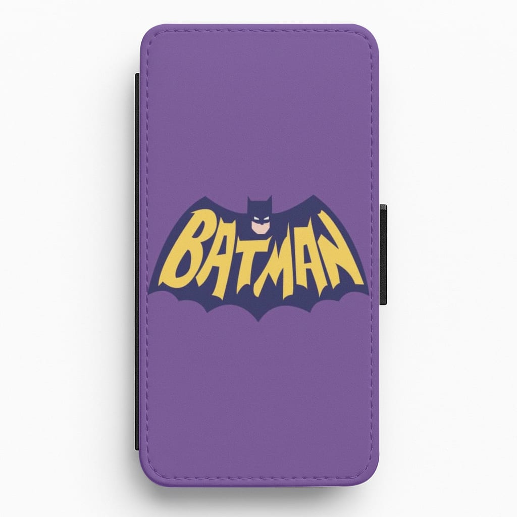 Batman Purple Logo Wallet Phone Case