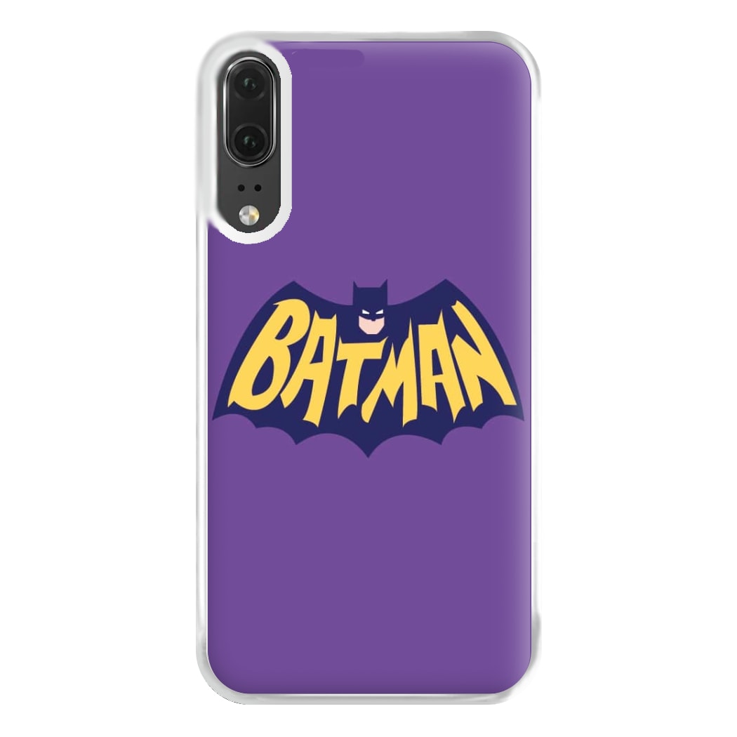 Bat Superhero Purple Logo Phone Case for Huawei P20