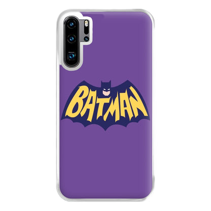 Bat Superhero Purple Logo Phone Case for Huawei P30 Pro