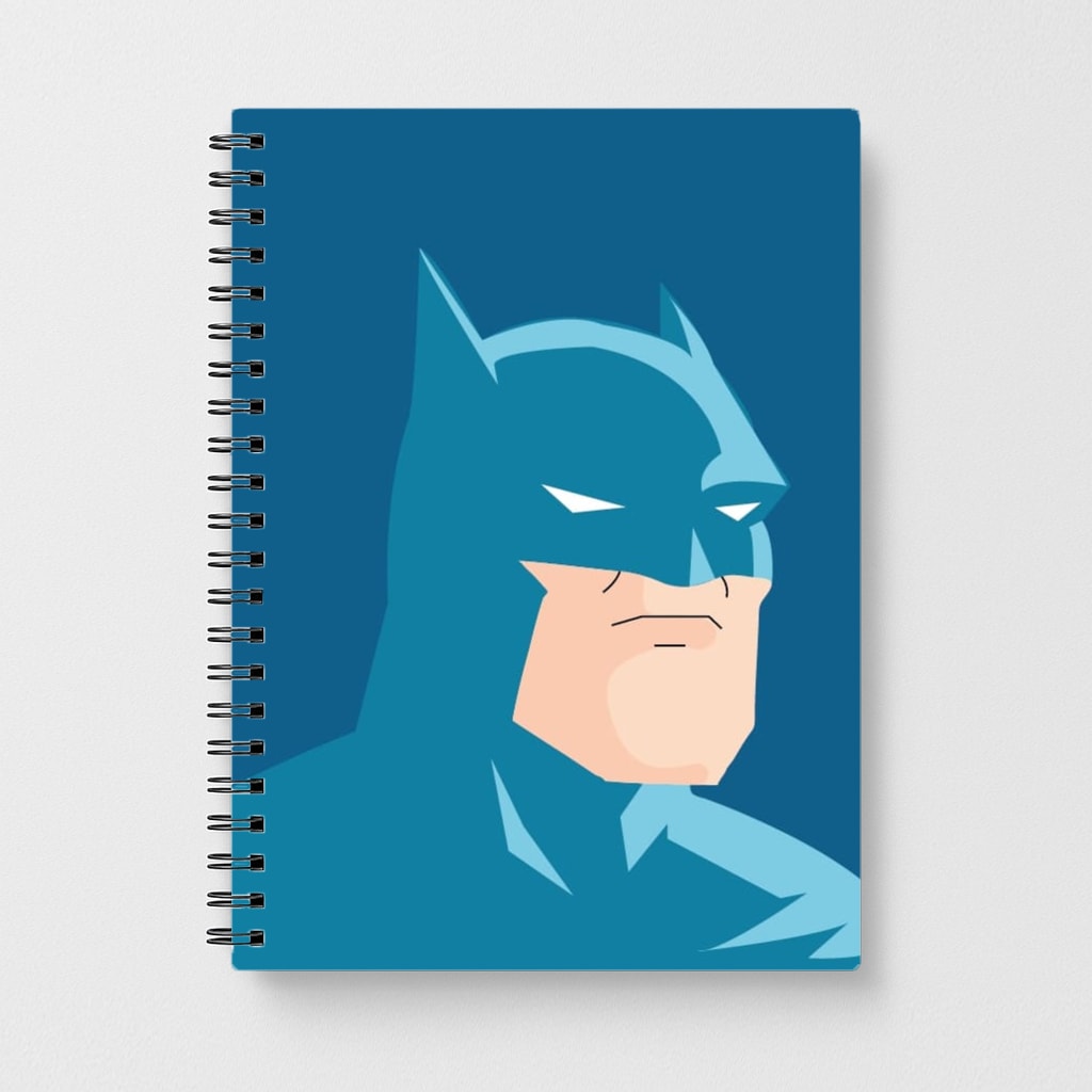 Blue Bat Superhero Notebook