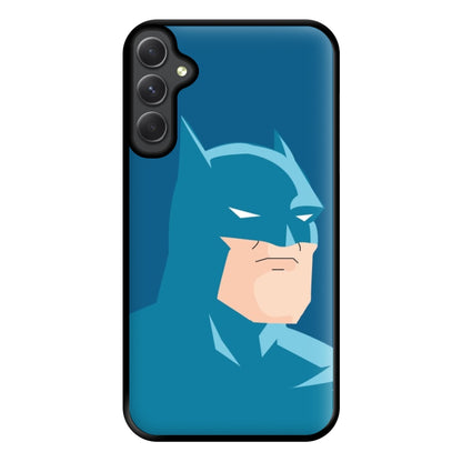 Blue Bat Superhero Phone Case for Galaxy A54