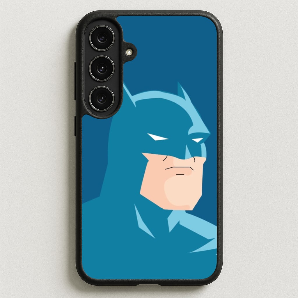 Blue Bat Superhero Phone Case for Galaxy S25FE