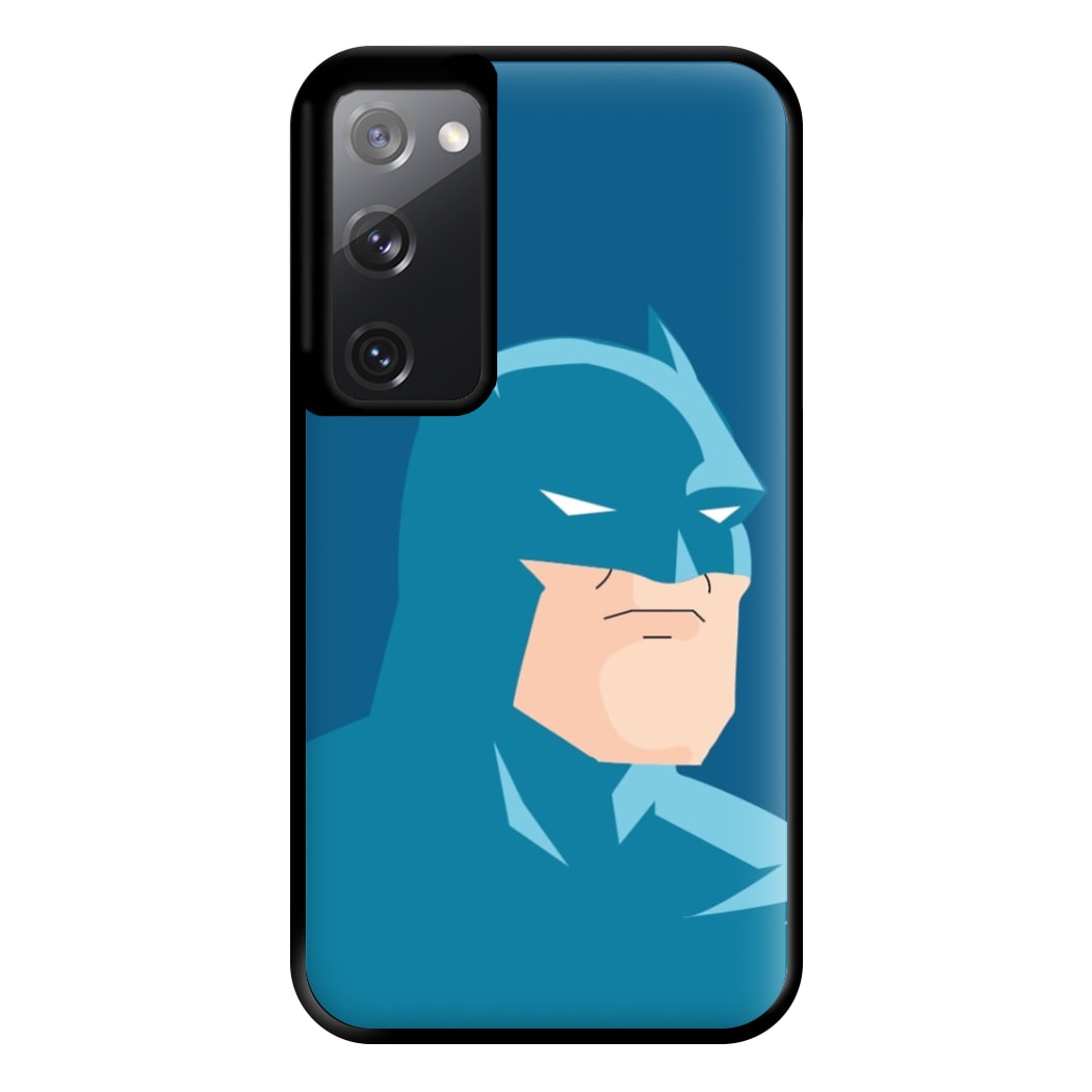 Blue Bat Superhero Phone Case for Galaxy S20FE