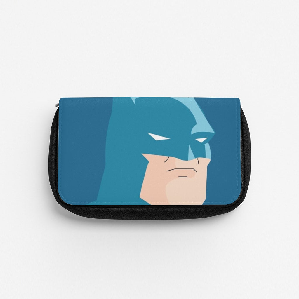 Blue Bat Superhero Pencil Case