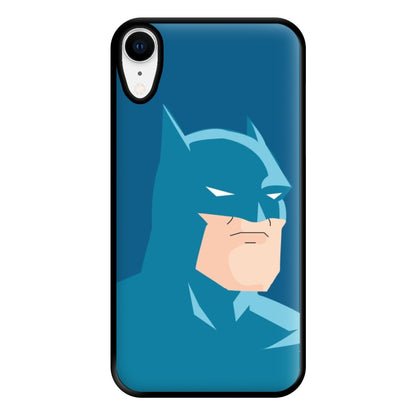 Blue Bat Superhero Phone Case for iPhone XR