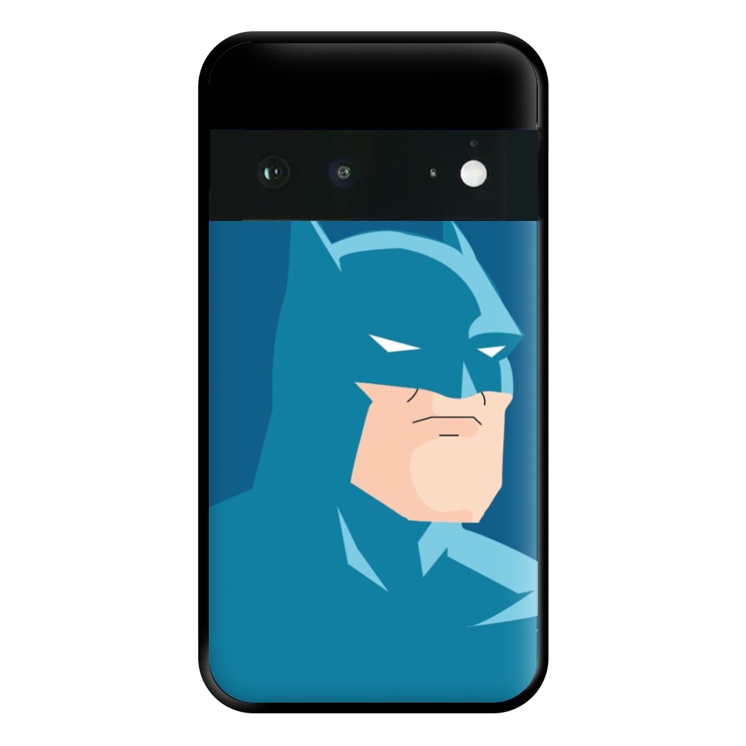 Blue Bat Superhero Phone Case for Google Pixel 6a