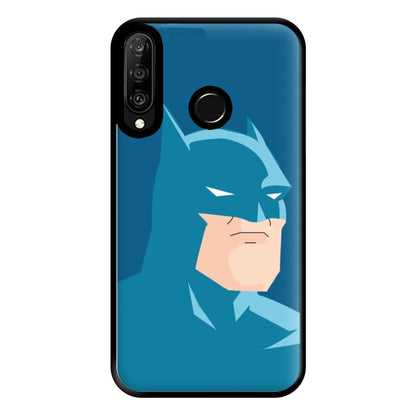 Blue Bat Superhero Phone Case for Huawei P30 Lite