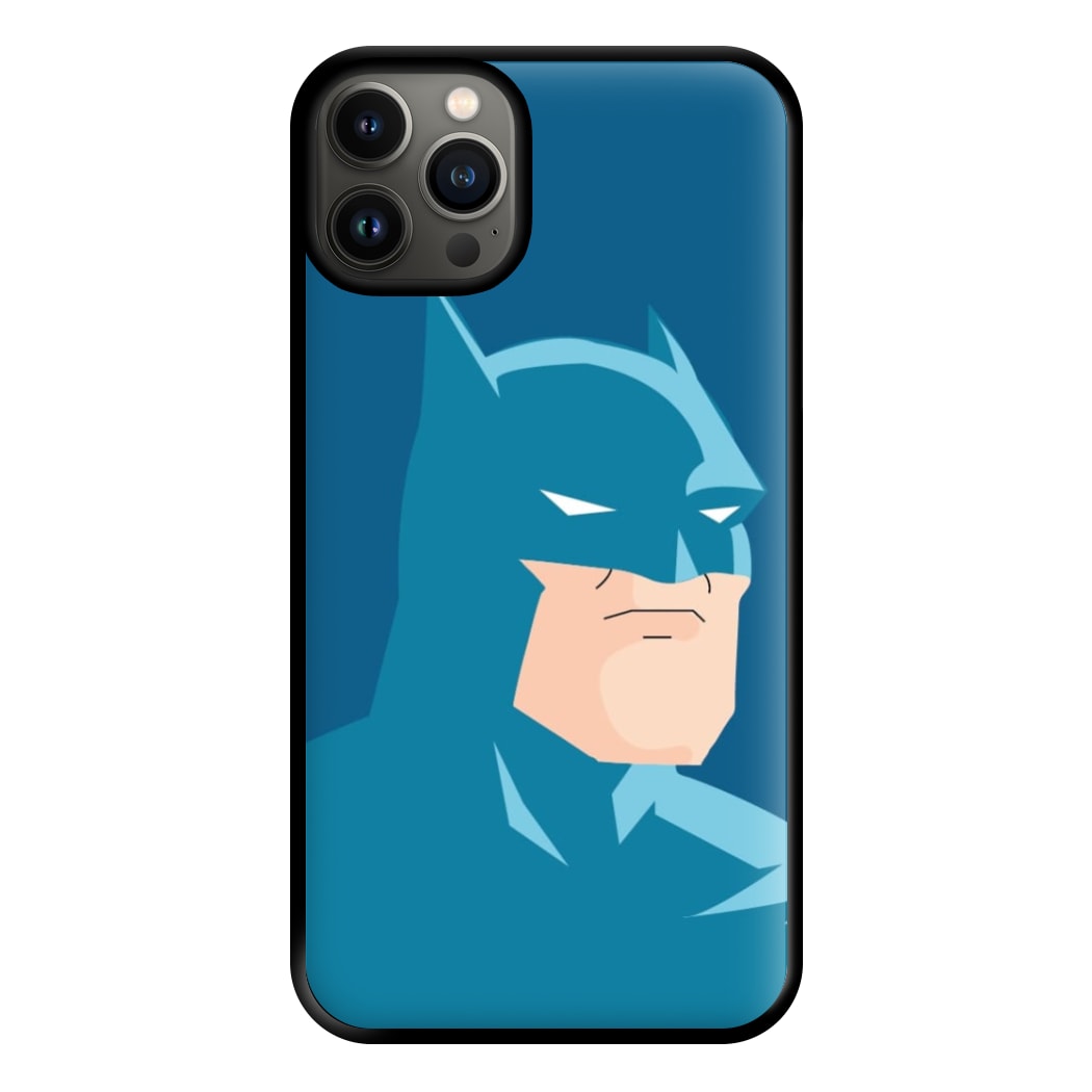 Blue Bat Superhero Phone Case for iPhone 13