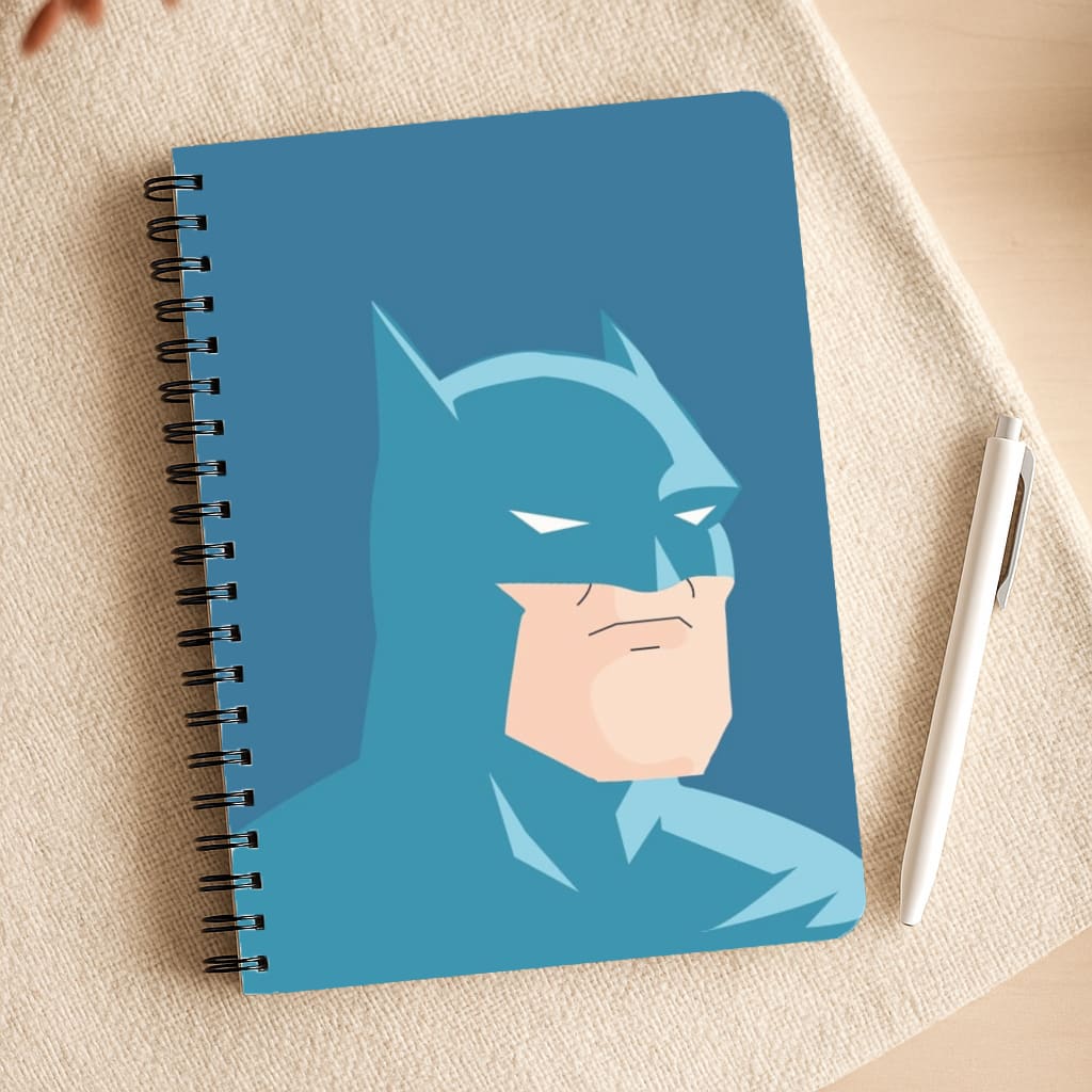 Blue Bat Superhero Notepad