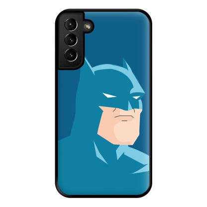 Blue Bat Superhero Phone Case for Galaxy S21 Plus