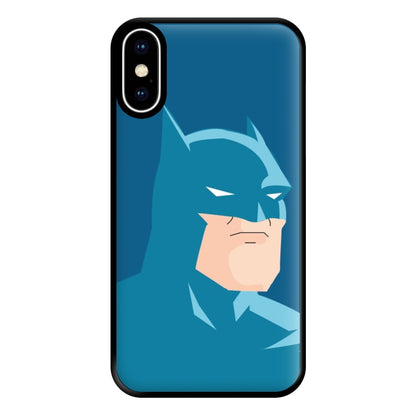 Blue Bat Superhero Phone Case for iPhone XS Max