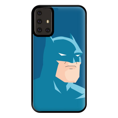 Blue Bat Superhero Phone Case for Galaxy A71