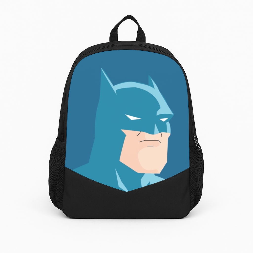 Blue Bat Superhero Backpack