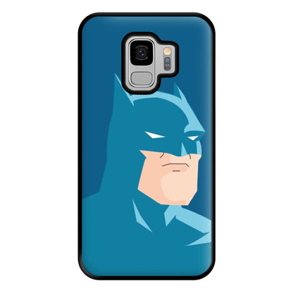 Blue Bat Superhero Phone Case for Galaxy S9 Plus