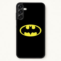 Black Bat Superhero Logo Phone Case for Galaxy A57