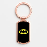 Black Bat Superhero Logo Luxury Keyring 4
