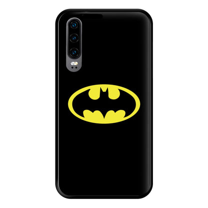 Black Bat Superhero Logo Phone Case for Huawei P30