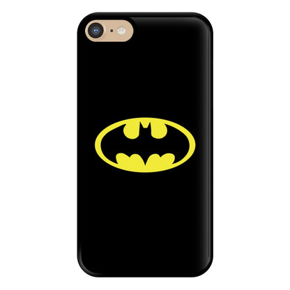 Black Bat Superhero Logo Phone Case for iPhone 6 / 7 / 8 / SE