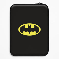 Black Bat Superhero Logo Laptop Sleeve
