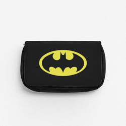 Black Bat Superhero Logo Pencil Case