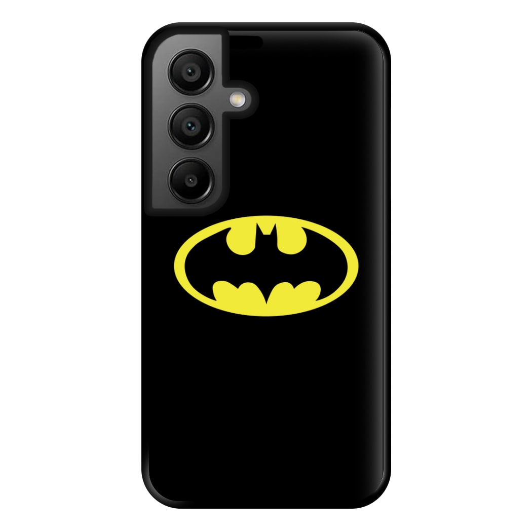 Black Bat Superhero Logo Phone Case for Google Pixel 8