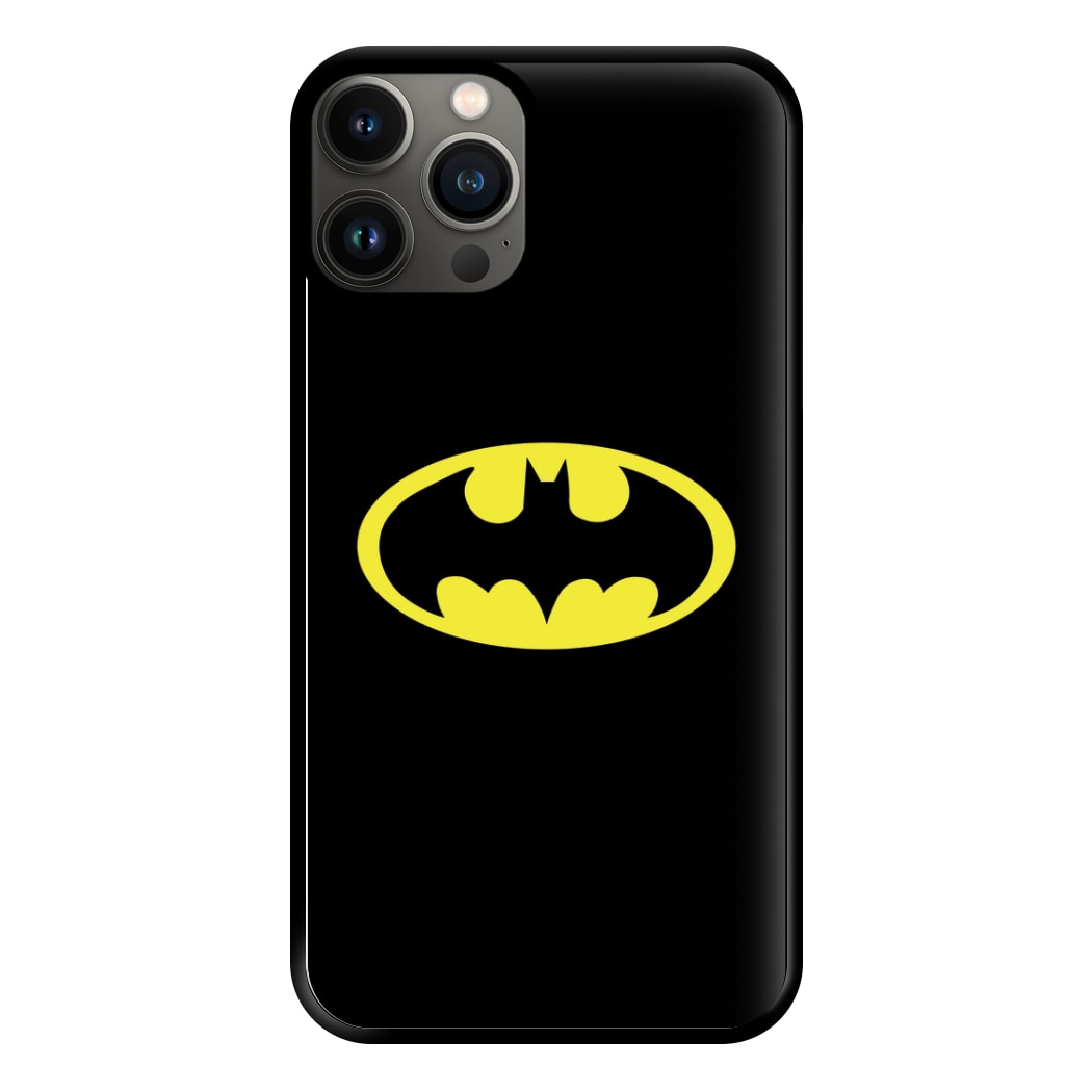 Black Bat Superhero Logo Phone Case for iPhone 11 Pro Max