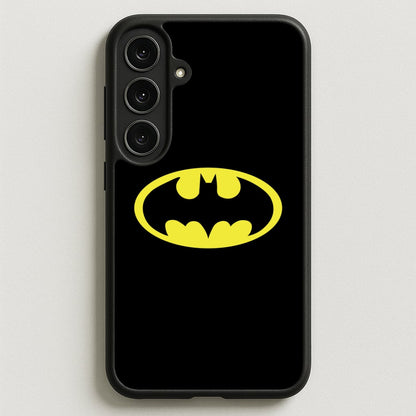 Black Bat Superhero Logo Phone Case for Galaxy S25FE