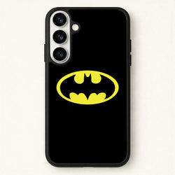 Black Bat Superhero Logo Phone Case for Galaxy S26 Plus