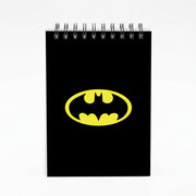 Black Bat Superhero Logo Notebook 4