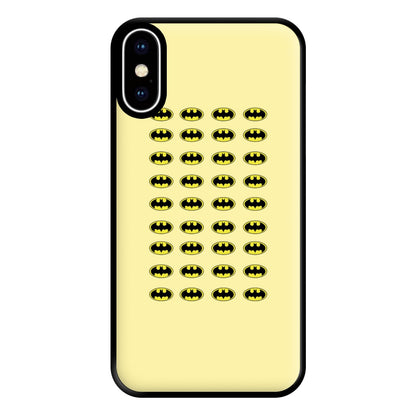 Bat Superhero Pattern Phone Case for iPhone XS Max