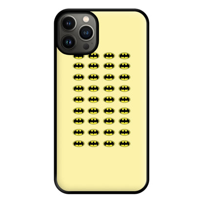 Bat Superhero Pattern Phone Case for iPhone 13