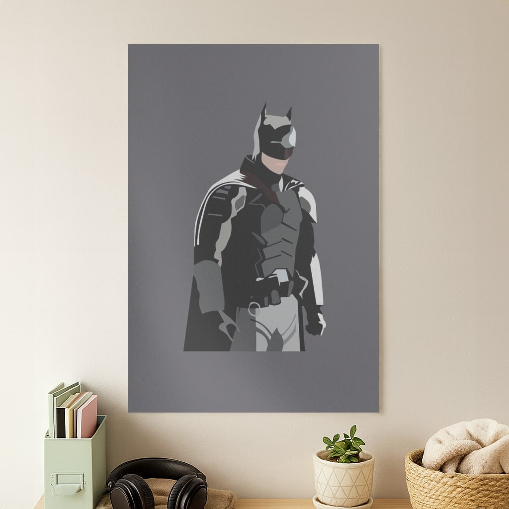 Black Bat Superhero Poster
