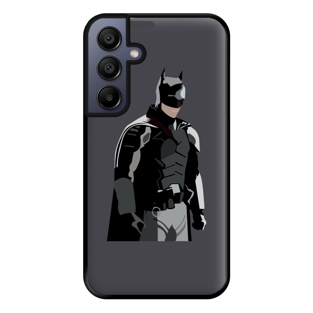 Black Bat Superhero Phone Case for Galaxy A15