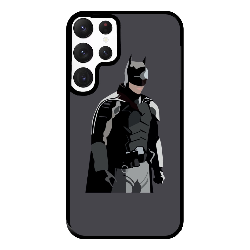 Black Bat Superhero Phone Case for Galaxy S22 Ultra