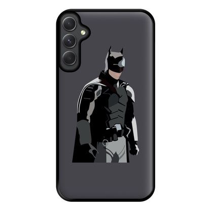 Black Bat Superhero Phone Case for Galaxy A34