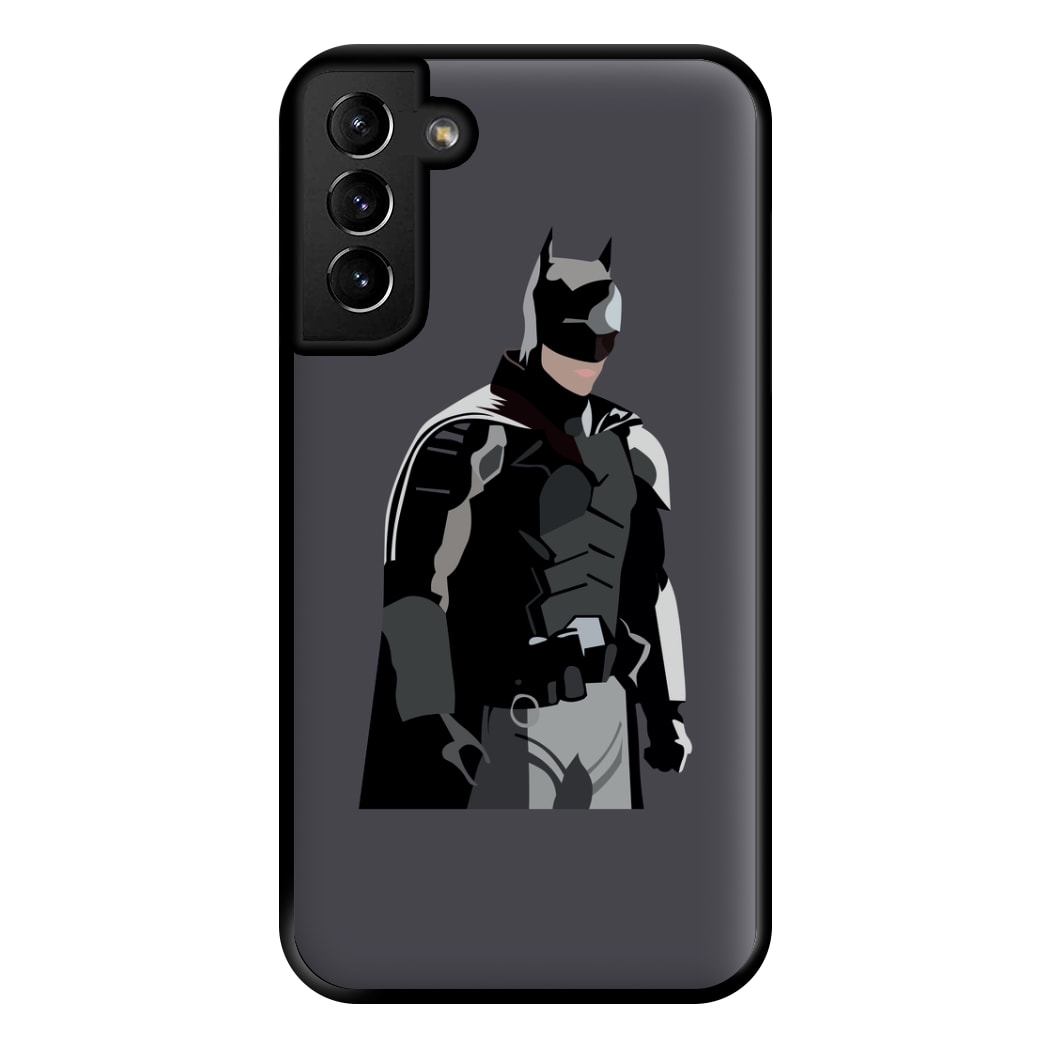 Black Bat Superhero Phone Case for Galaxy S21 Plus