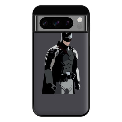 Black Bat Superhero Phone Case for Google Pixel 8 Pro