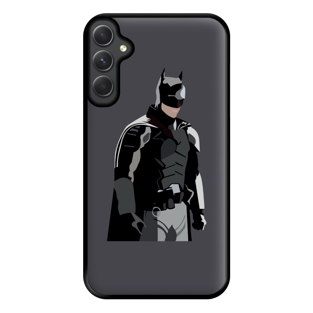 Black Bat Superhero Phone Case for Galaxy A14