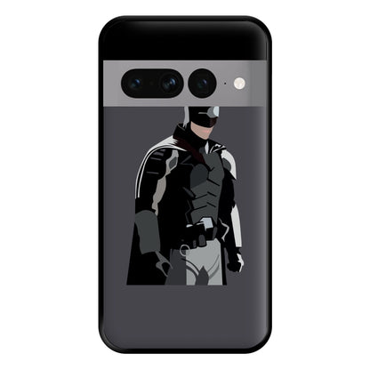 Black Bat Superhero Phone Case for Google Pixel 7 Pro