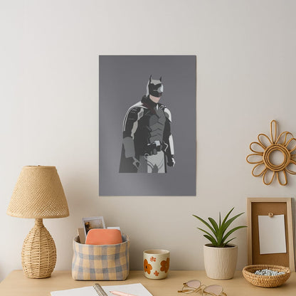 Black Bat Superhero Art Print