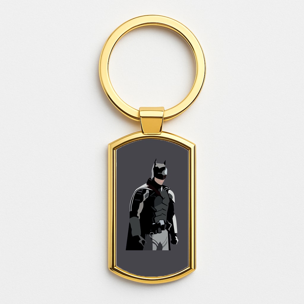 Black Bat Superhero Luxury Keyring