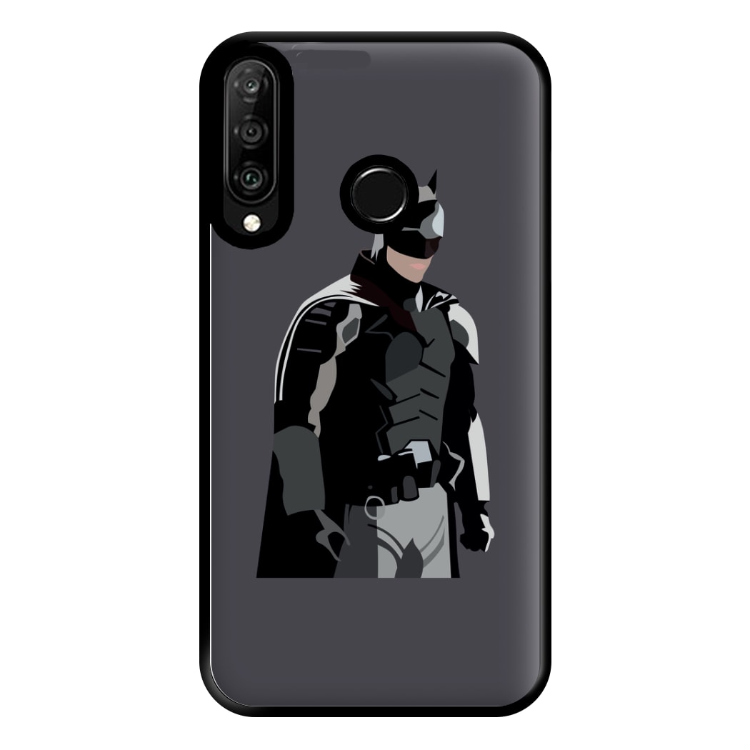 Black Bat Superhero Phone Case for Huawei P30 Lite