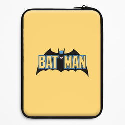 Yellow Bat Superhero Logo Universal Laptop Sleeve