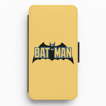 Yellow Batman Logo Wallet Phone Case